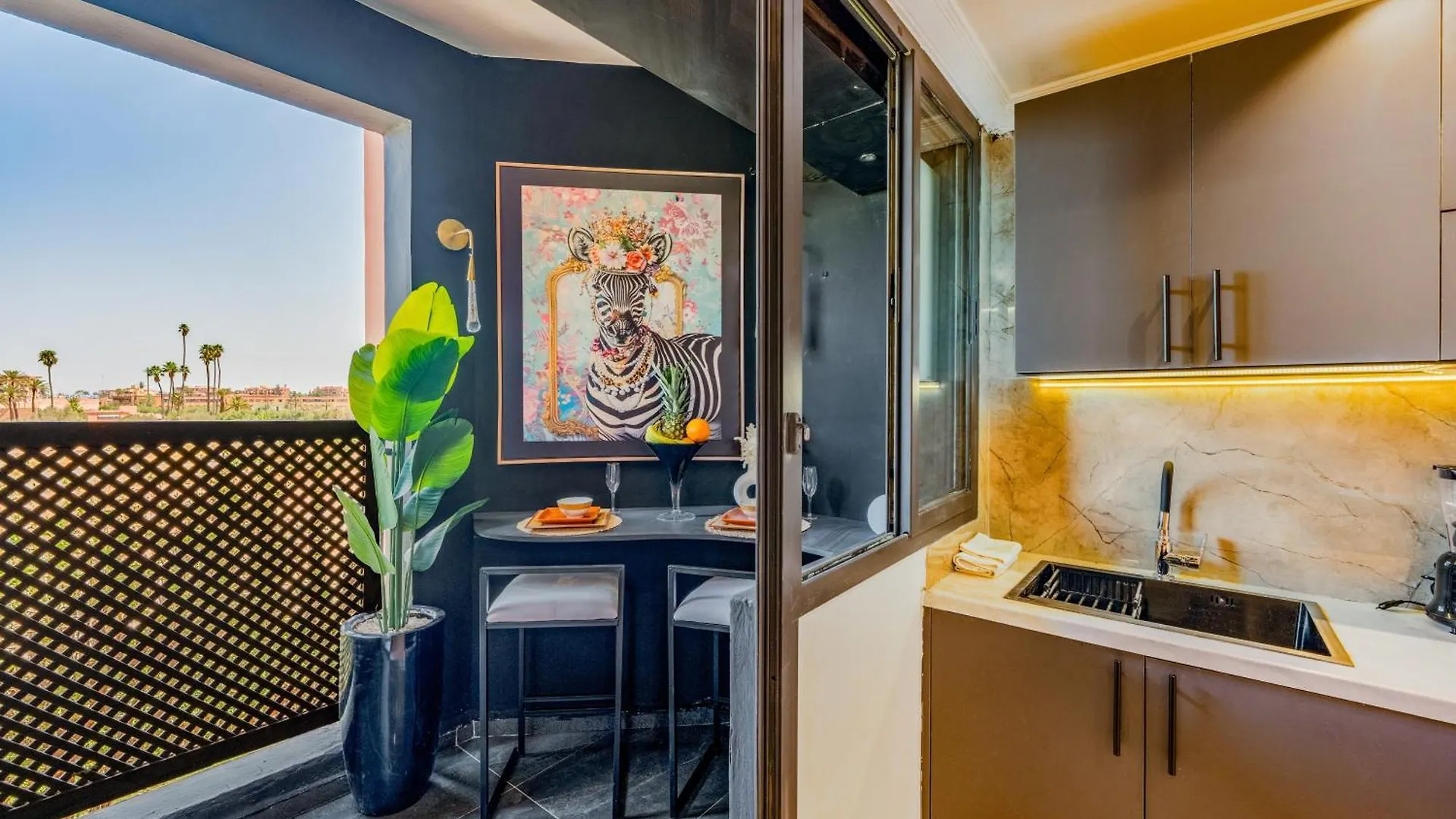 3Br With Swimming Pool Hivernage Lägenhet Marrakesh Marocko